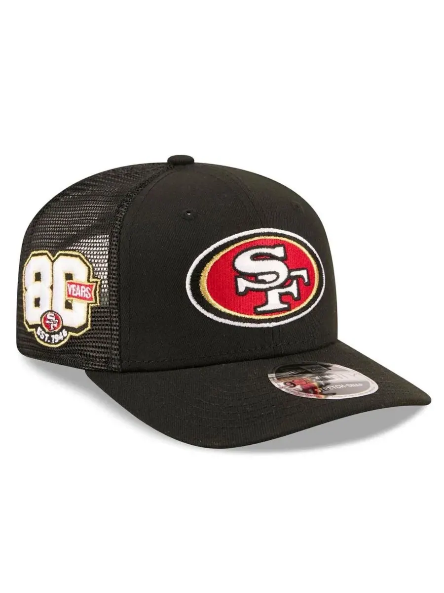 Кепка-тракер 9SEVENTY с вышивкой 80th Anniversary, San Francisco 49ers New Era