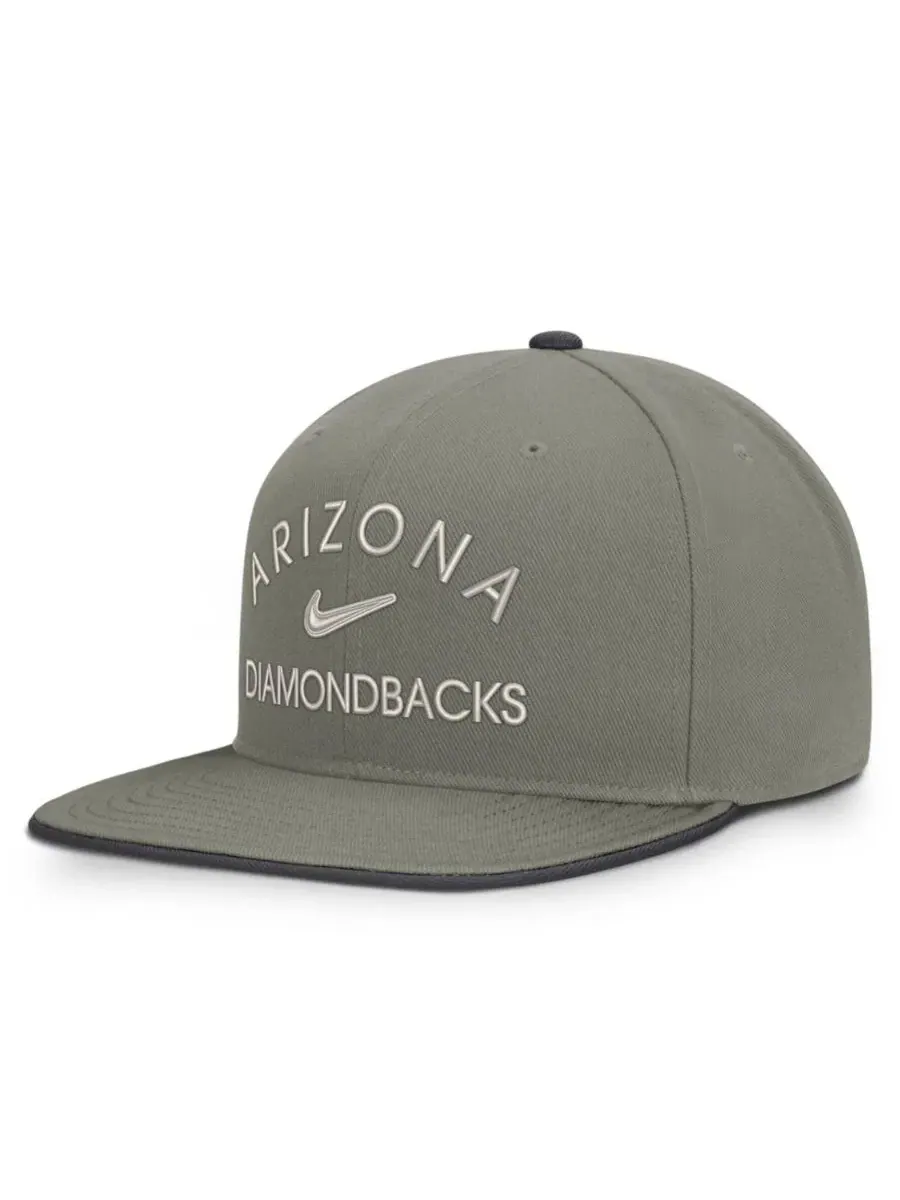 Кепка-снапбек Nike Pro Dri-FIT, Arizona Diamondbacks — изображение 3 из 5, серый