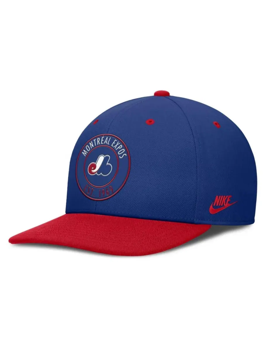 Бейсболка snapback Montreal Expos Cooperstown Collection Pro Dri-FIT Nike