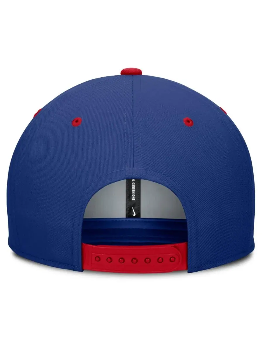 Бейсболка snapback Montreal Expos Cooperstown Collection Pro Dri-FIT Nike — изображение 4 из 4, синий красный