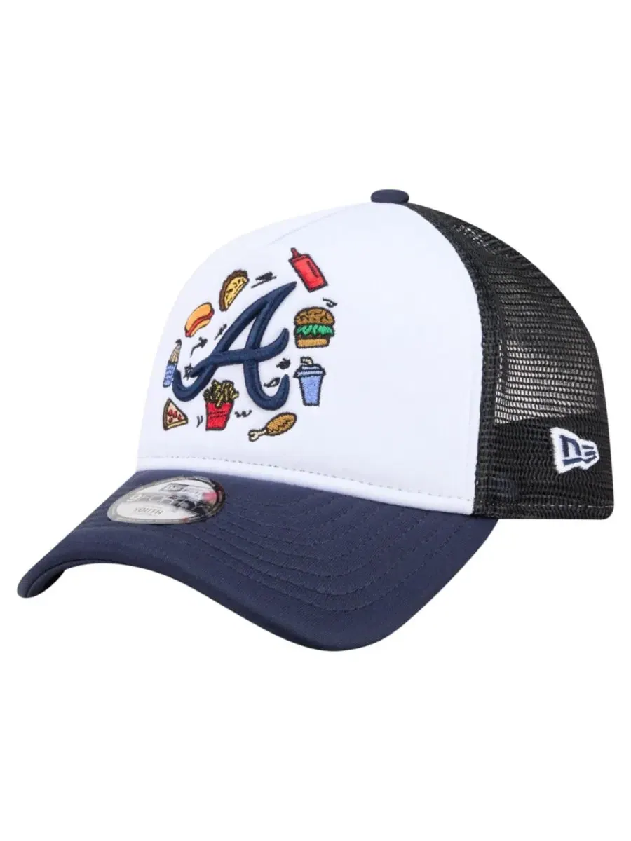 Бейсболка с принтом Food A-Frame 9FORTY Trucker New Era