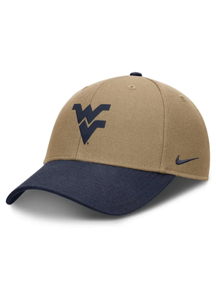 Кепка с козырьком West Virginia Mountaineers Primetime Rise Dri-FIT Nike