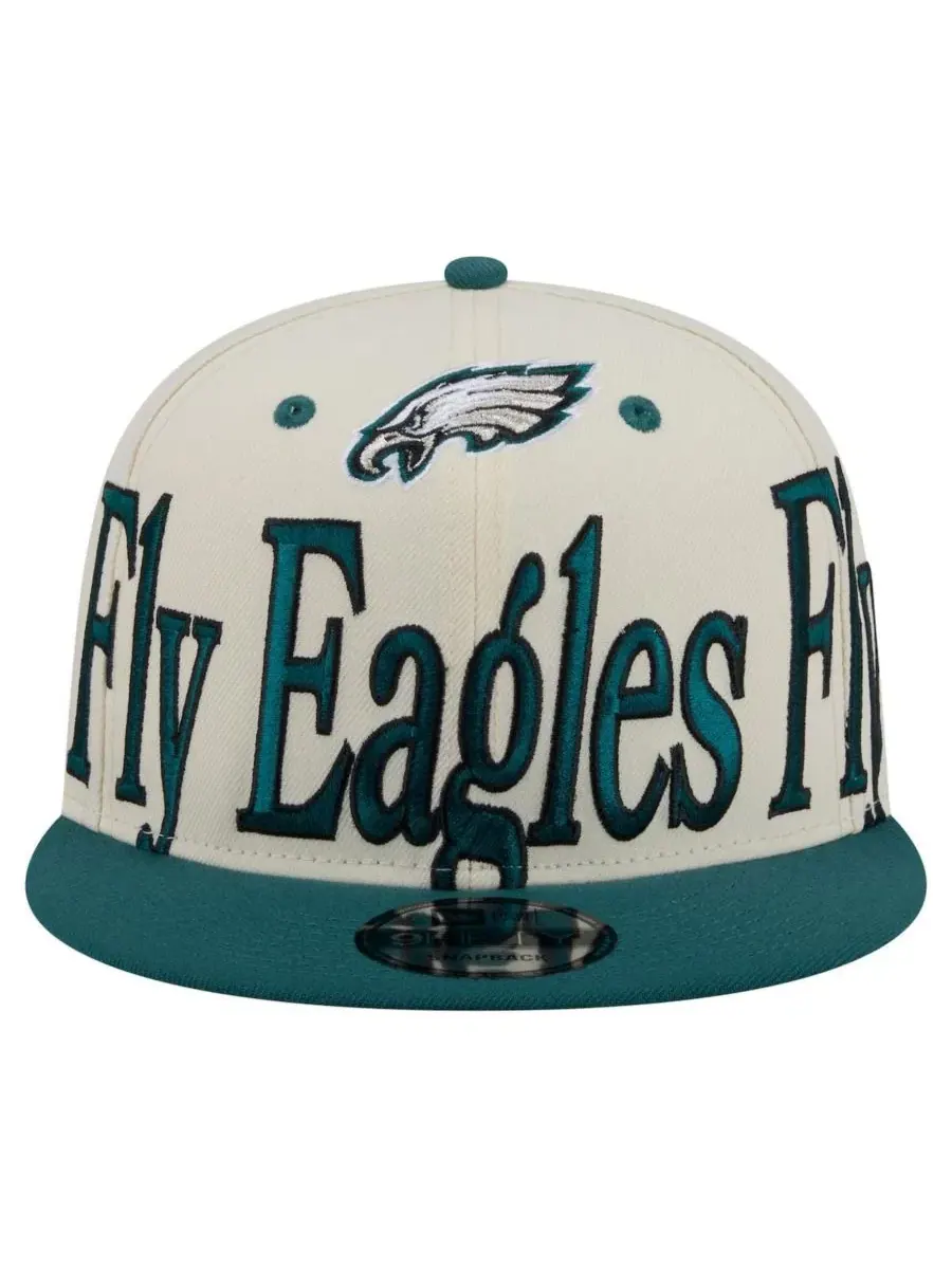 Кепка-снапбек с вышивкой Philadelphia Eagles New Era — изображение 5 из 5, бежевый