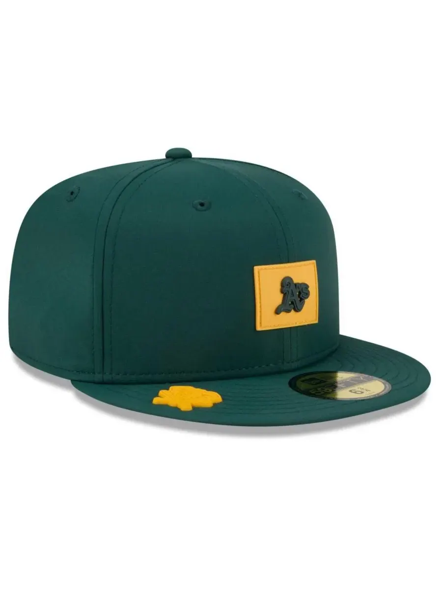 Кепка Athletics 2026 Clubhouse 59FIFTY New Era — изображение 3 из 4, зеленый