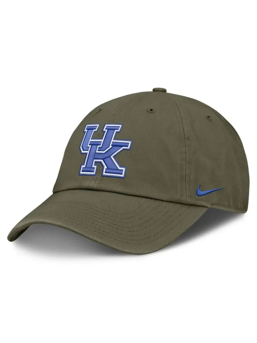 Кепка Nike Primetime Club с вышитым логотипом Kentucky Wildcats