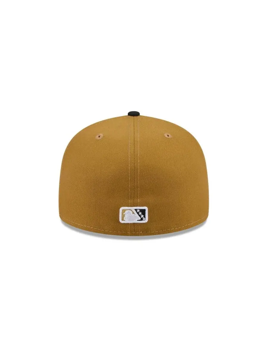 Кепка New Era 59FIFTY с высокой тульей, с вышитым логотипом, San Antonio Missions — изображение 4 из 4, золото
