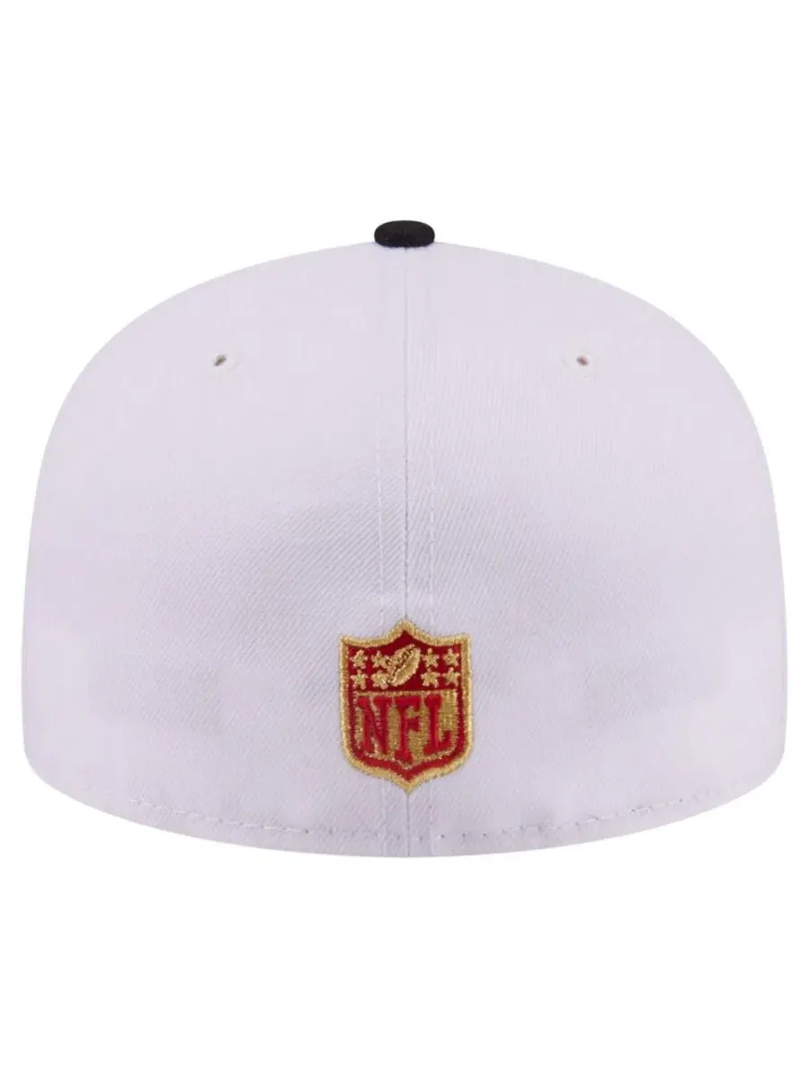 Кепка New Era с вышивкой San Francisco 49ers Retro Swoop — изображение 3 из 5, белый черный