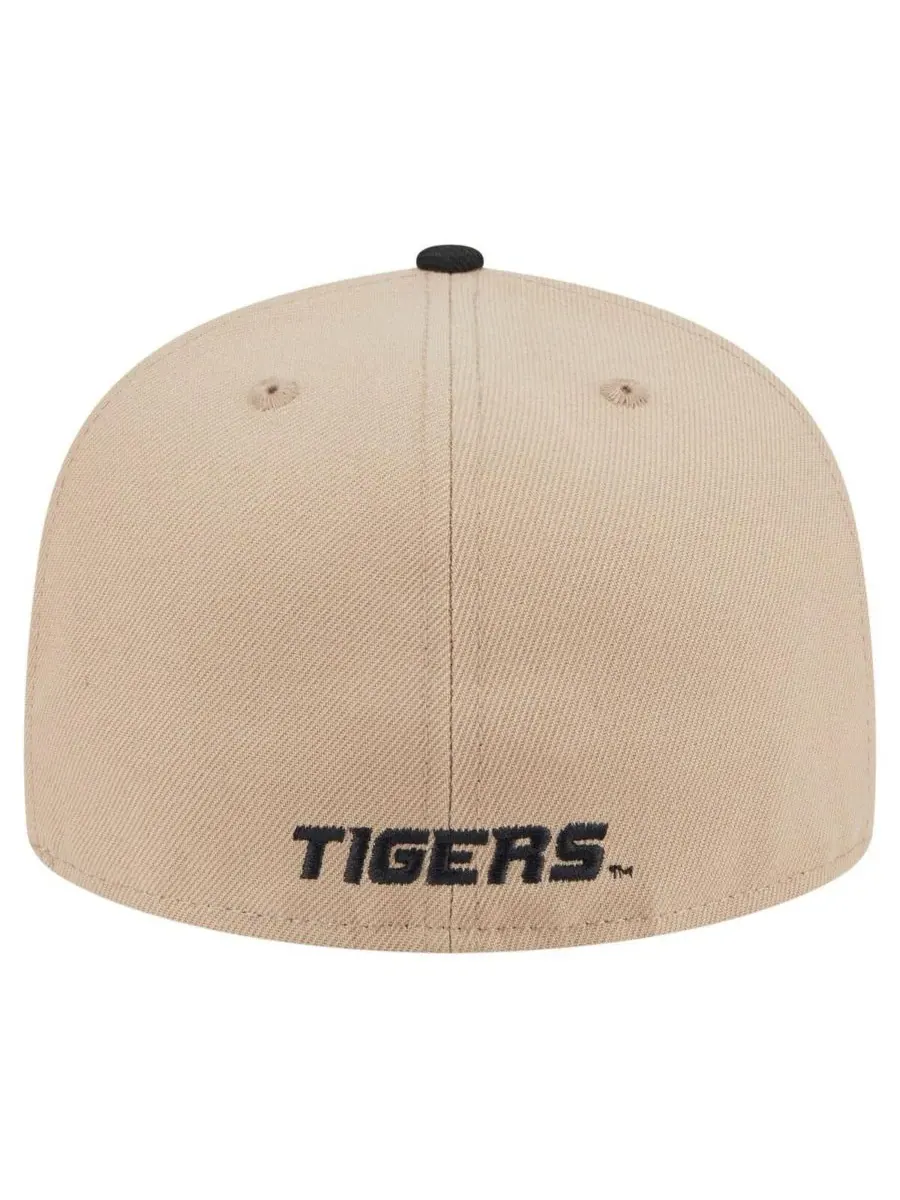 New Era Мужская кепка 59FIFTY цвета хаки с двухцветной расцветкой в стиле команды Missouri Tigers — изображение 3 из 5