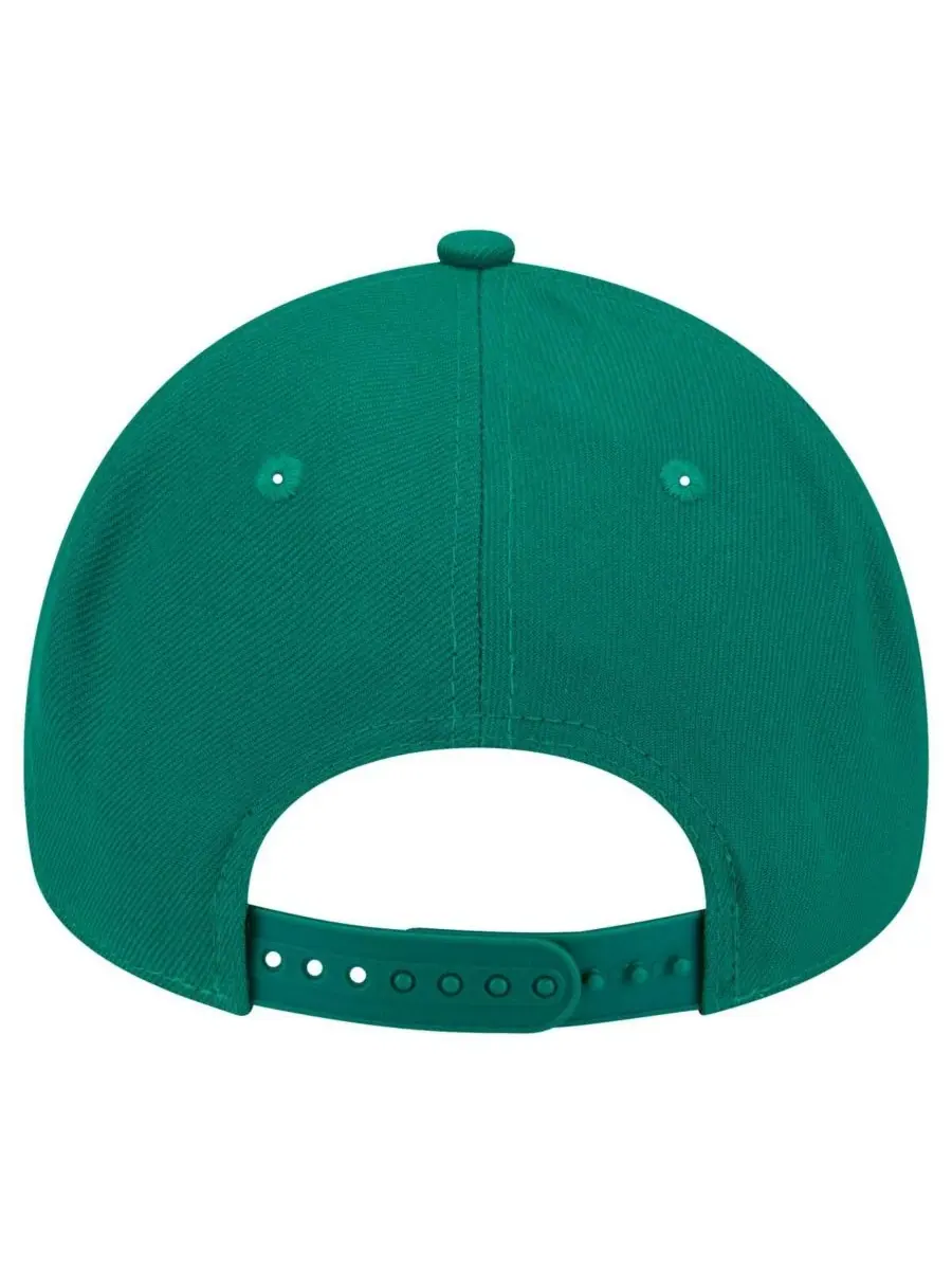 New Era Мужская регулируемая кепка Dallas Stars Core A-Frame 9FORTY ярко-зеленого цвета — изображение 2 из 5, зеленый