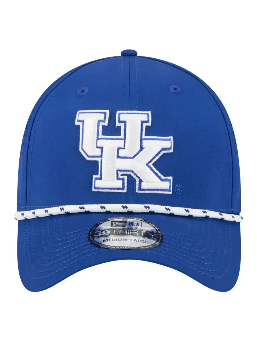 Мужская бейсболка Royal Kentucky Wildcats Rope 39THIRTY Flex Hat New Era — изображение 5 из 5, королевский