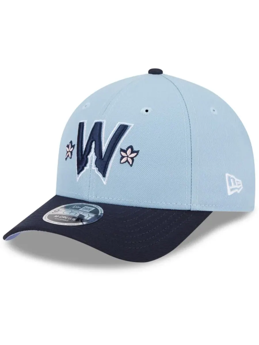 New Era Мужская черная бейсболка Washington Nationals 2025 City Connect 9FORTY с регулируемой