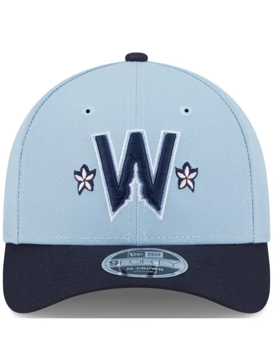 New Era Мужская черная бейсболка Washington Nationals 2025 City Connect 9FORTY с регулируемой — изображение 4 из 5, черный