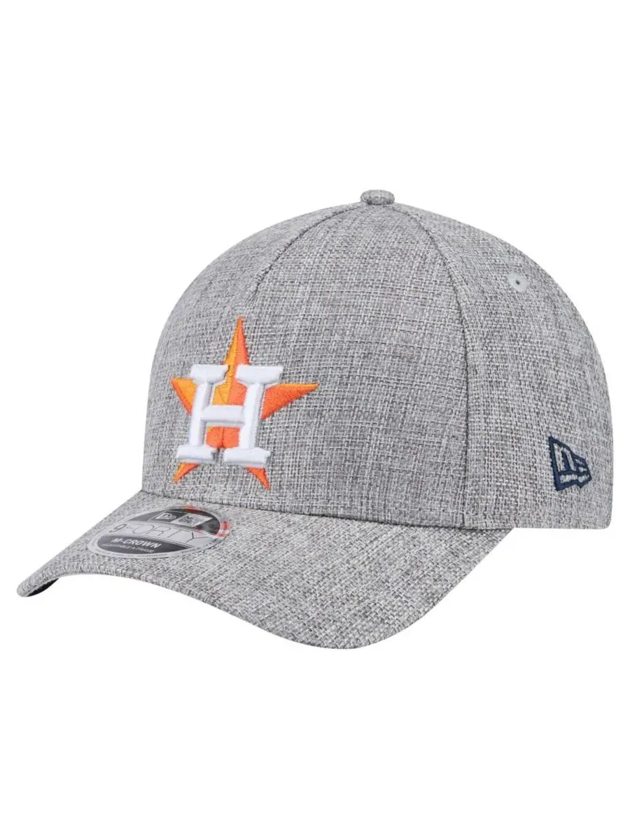 New Era Мужская серая хлопковая кепка Houston Astros с регулируемой высотой, размер M, форма