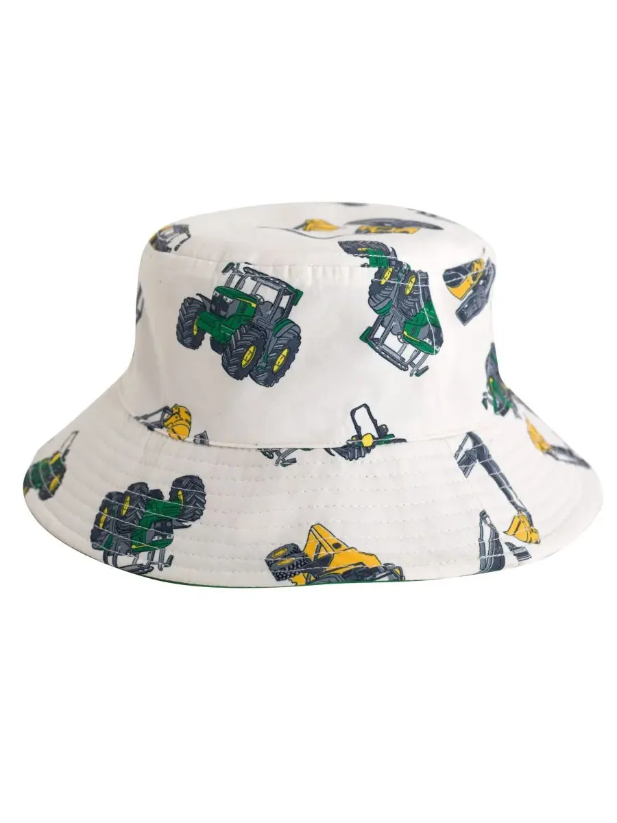 Панама от солнца John Deere — изображение 7 из 8, зеленый/белый