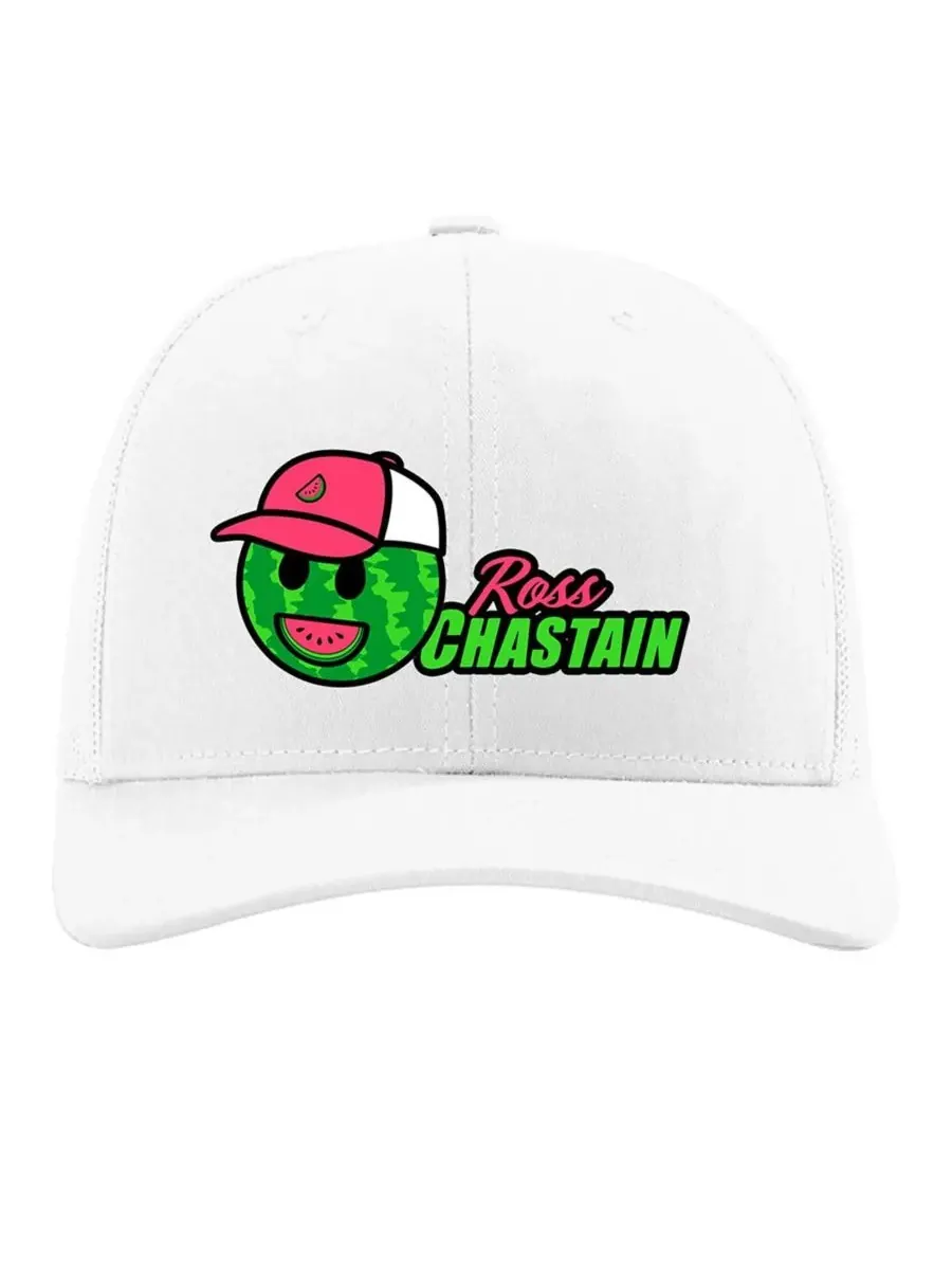 JR Motorsports Official Team Apparel Мужская белая регулируемая кепка-тракер Ross Chastain Domestic