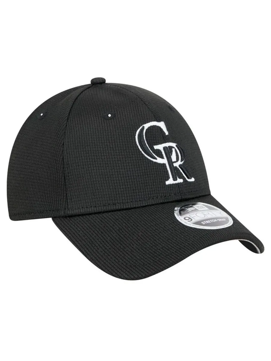 New Era Мужская черная регулируемая кепка Colorado Rockies Pivot 9FORTY — изображение 3 из 4, черный