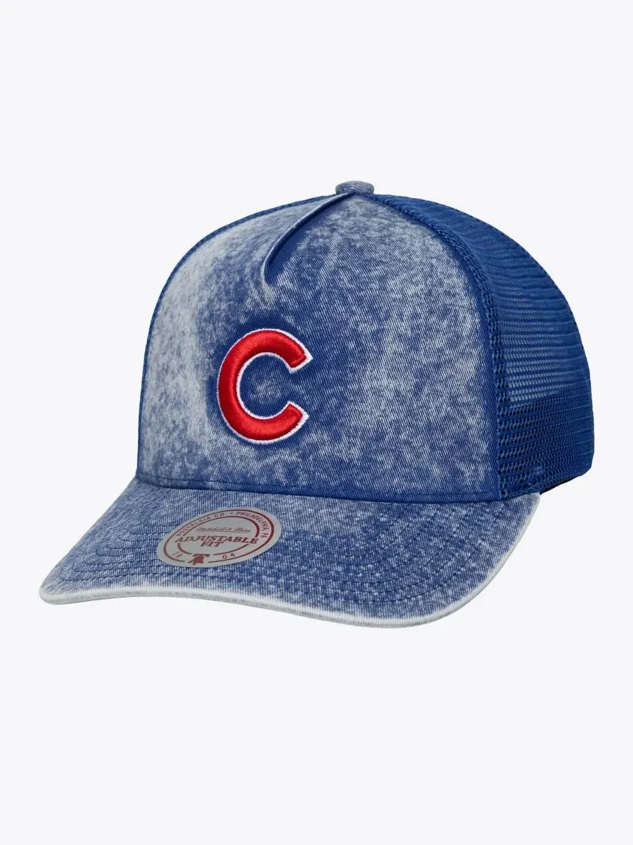 Кепка-тракер с вышитым логотипом Chicago Cubs Mitchell & Ness