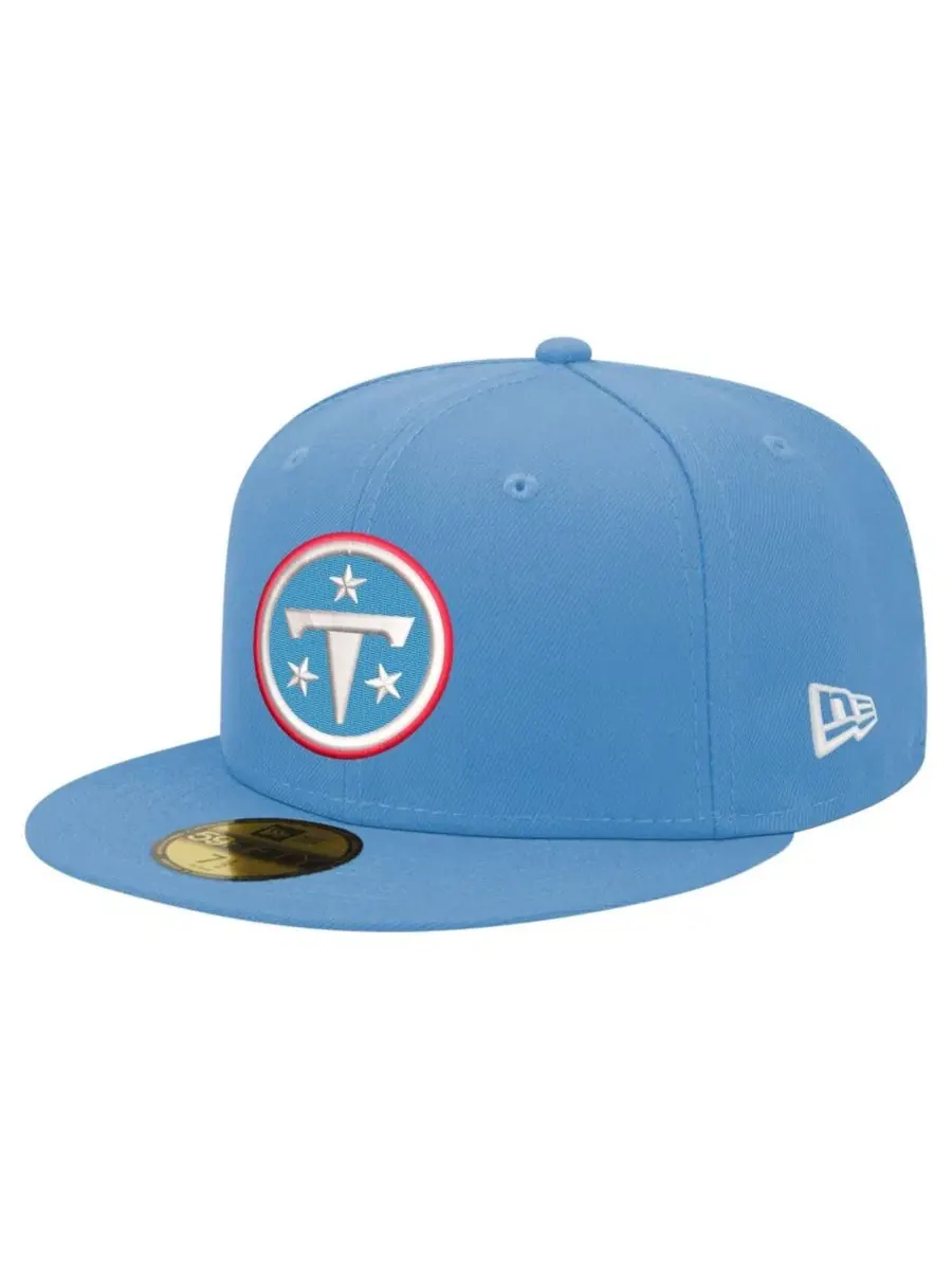 Кепка с высокой тульей New Era Tennessee Titans Primary Logo 59FIFTY