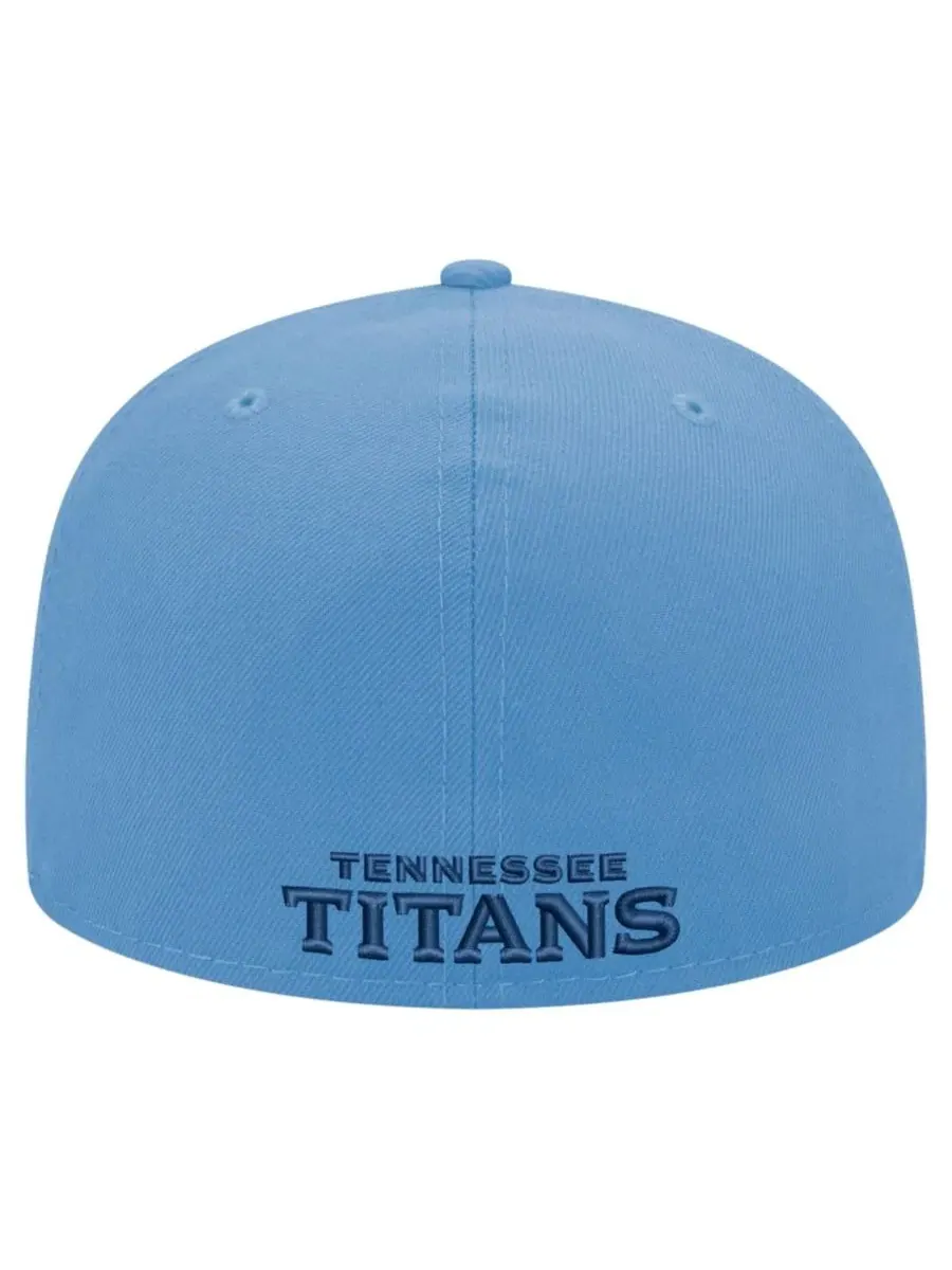 Кепка с высокой тульей New Era Tennessee Titans Primary Logo 59FIFTY — изображение 4 из 4, светлый синий