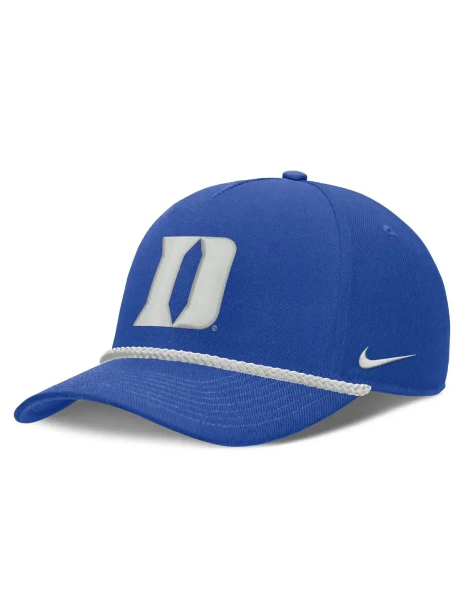 Кепка Nike Duke Blue Devils Rope Rise с козырьком