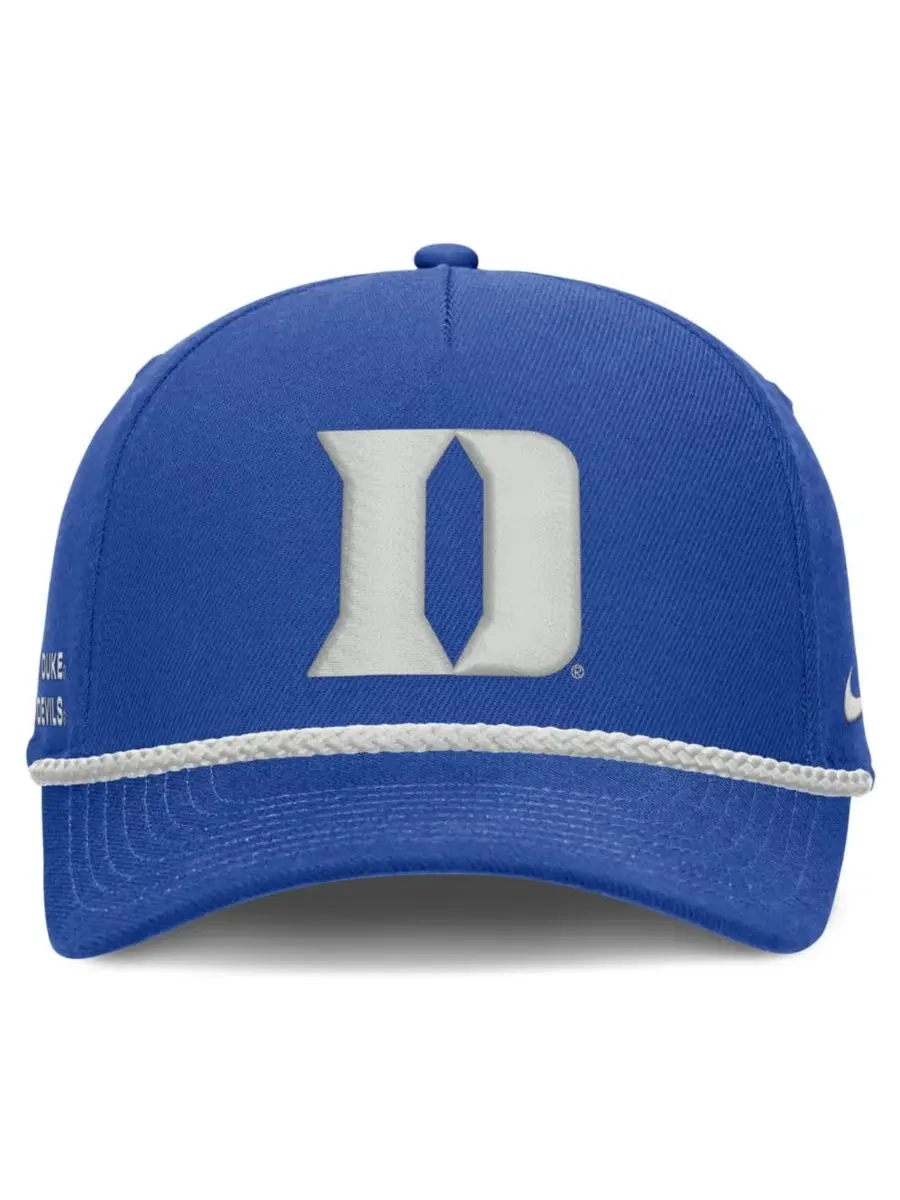 Кепка Nike Duke Blue Devils Rope Rise с козырьком — изображение 2 из 4, королевский