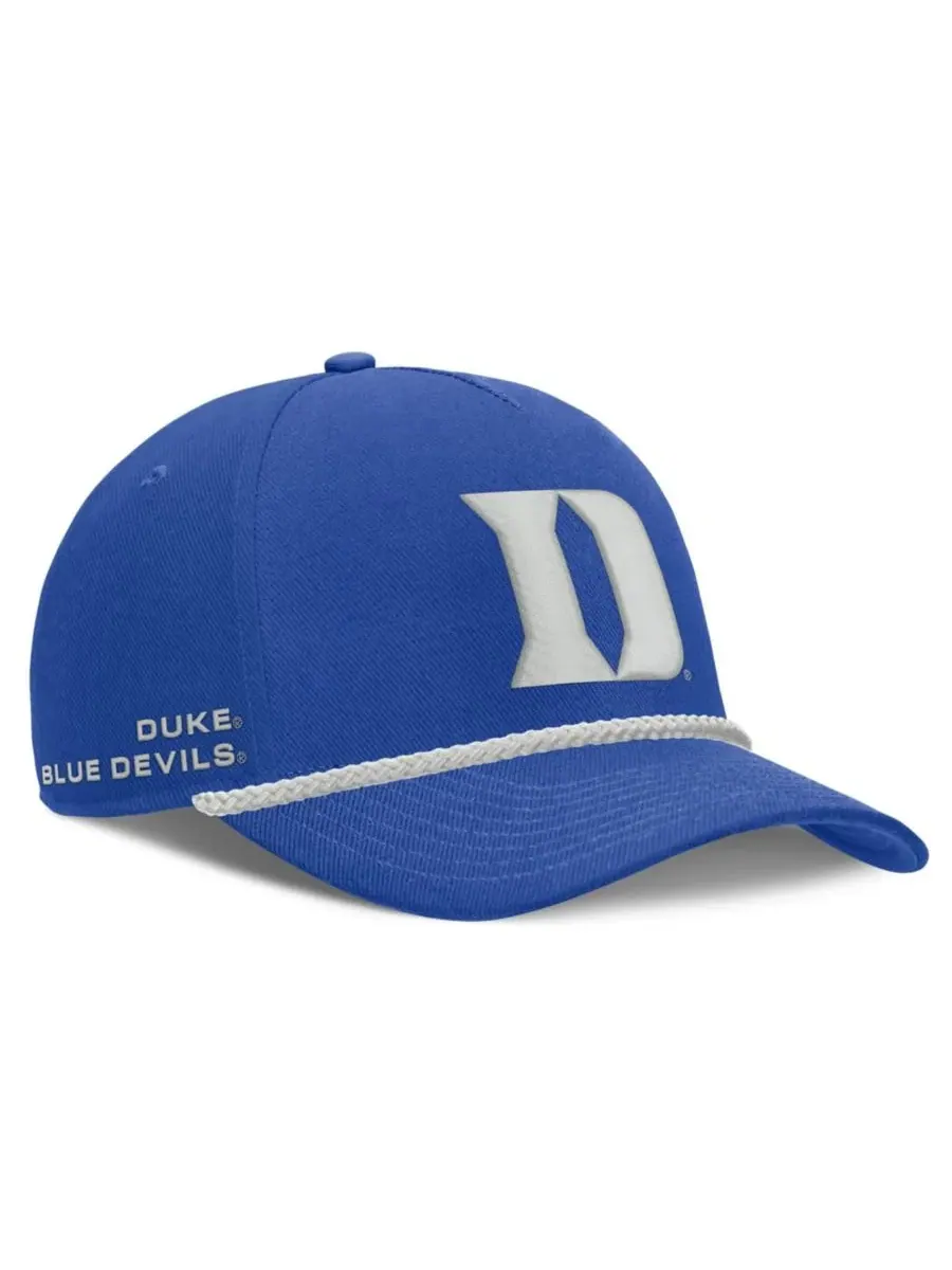 Кепка Nike Duke Blue Devils Rope Rise с козырьком — изображение 3 из 4, королевский