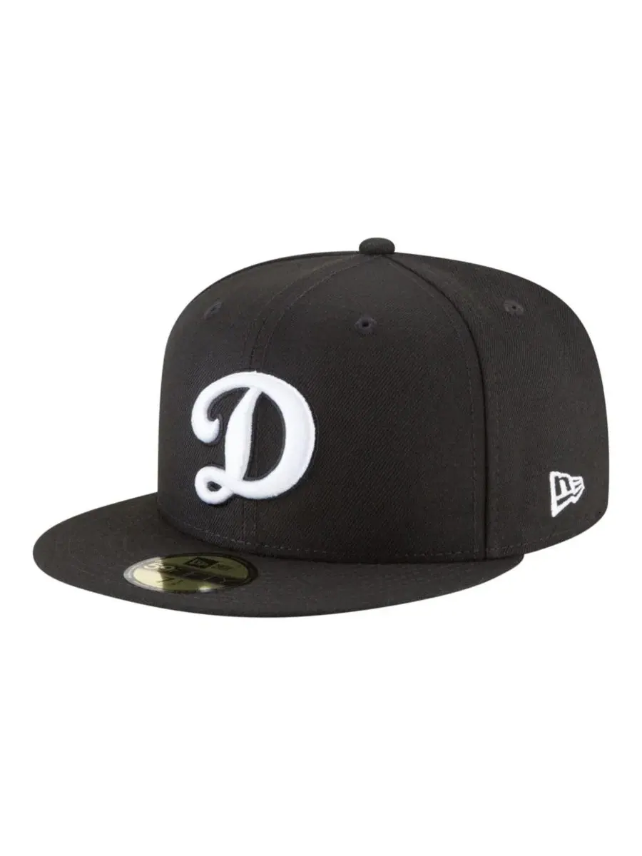 Кепка New Era 59FIFTY с вышивкой Los Angeles Dodgers — изображение 2 из 5, черный
