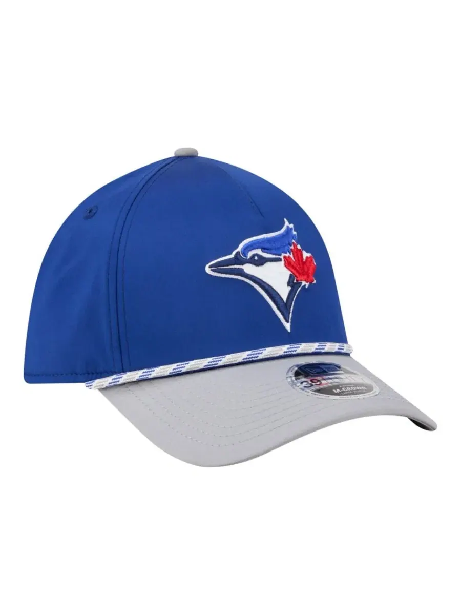 Бейсболка New Era с вышитым логотипом Toronto Blue Jays, M-Crown — изображение 4 из 5, серый