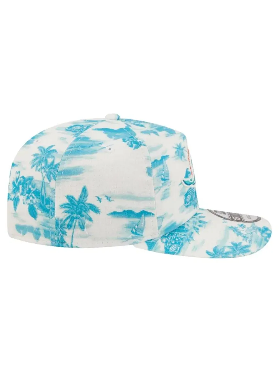 Кепка New Era с принтом, Miami Dolphins Tropics 19TWENTY — изображение 7 из 7, белый