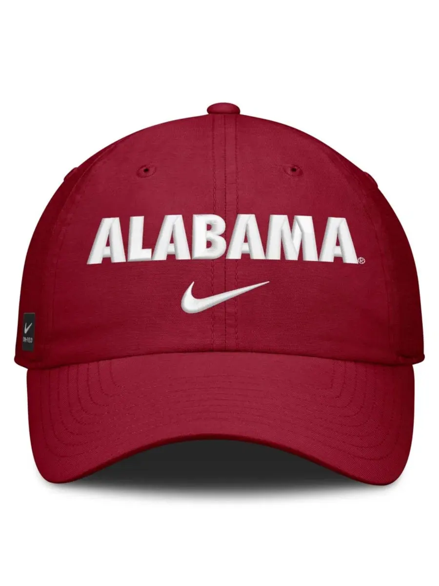 Бейсболка Nike Alabama Crimson Tide 2026 On-Field Gameday Club — изображение 2 из 4, красный