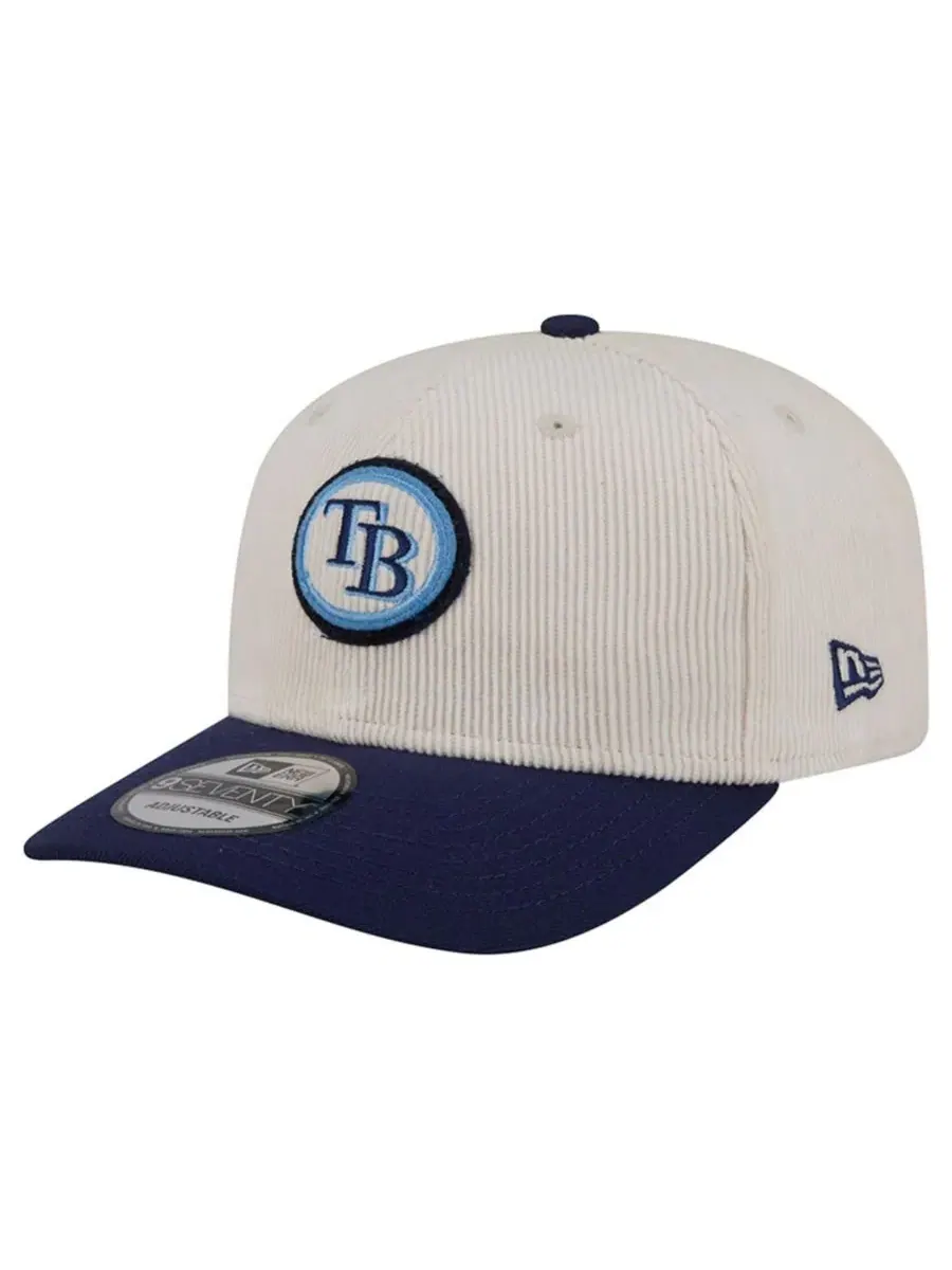 Кепка New Era Tampa Bay Rays 9SEVENTY Adjustable Hat — изображение 3 из 5, кремовый темно-синий