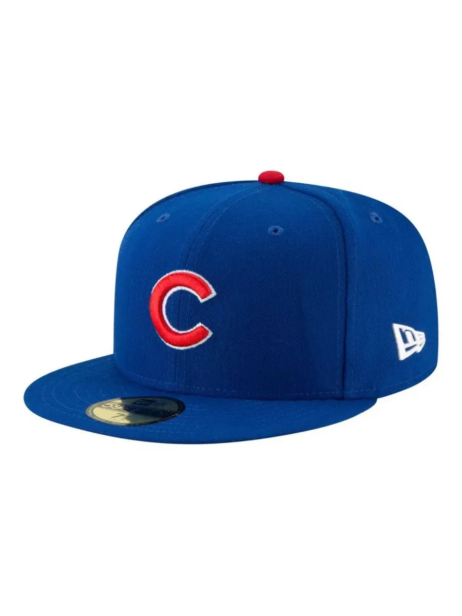Бейсболка New Era Chicago Cubs 150th Anniversary 59FIFTY — изображение 3 из 4, королевский