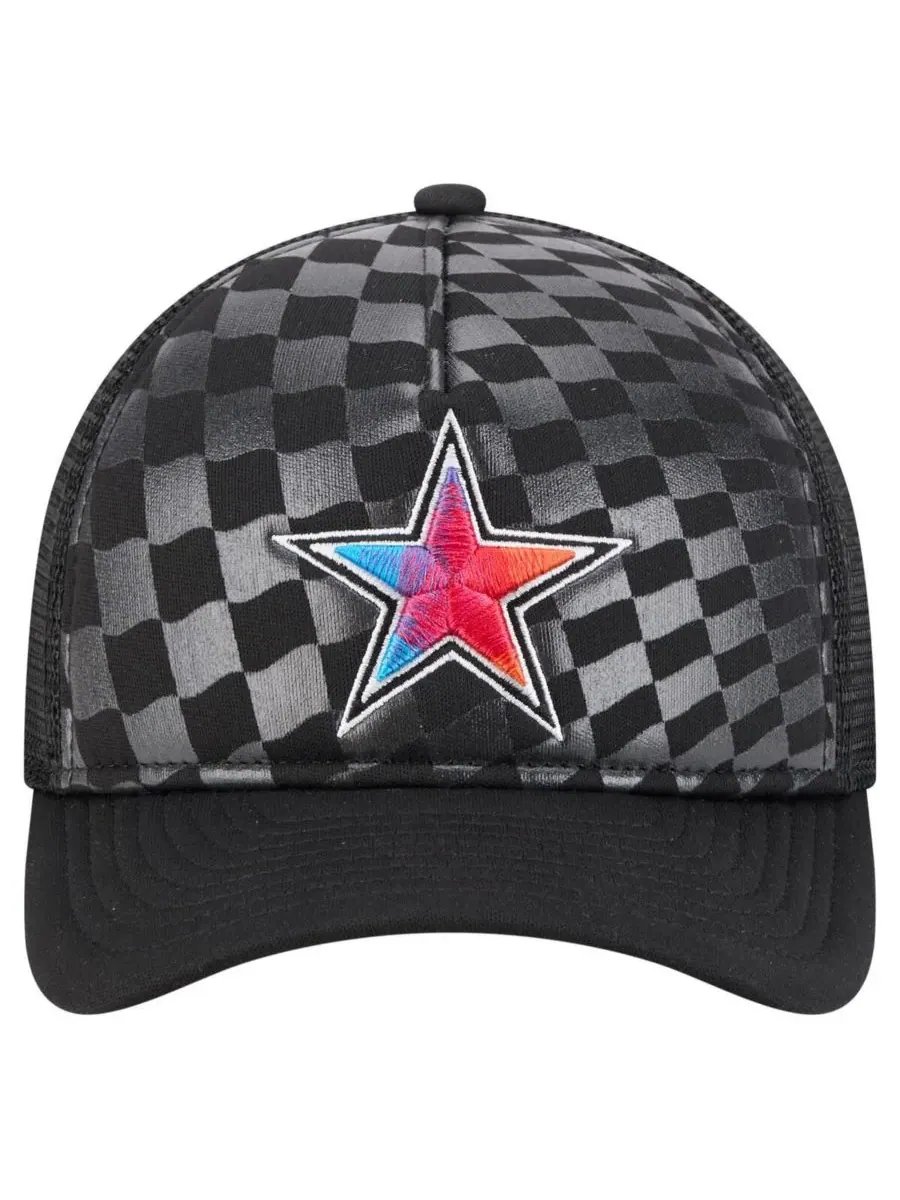 New Era Мужская черная регулируемая кепка Dallas Cowboys Gradient 9FORTY — изображение 3 из 4, черный