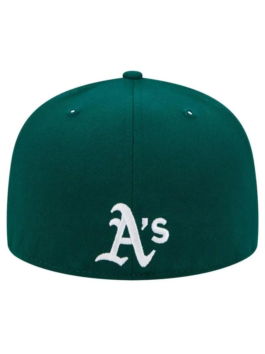 New Era Мужская зеленая кепка Oakland Athletics Ransom 59FIFTY — изображение 4 из 5, зеленый