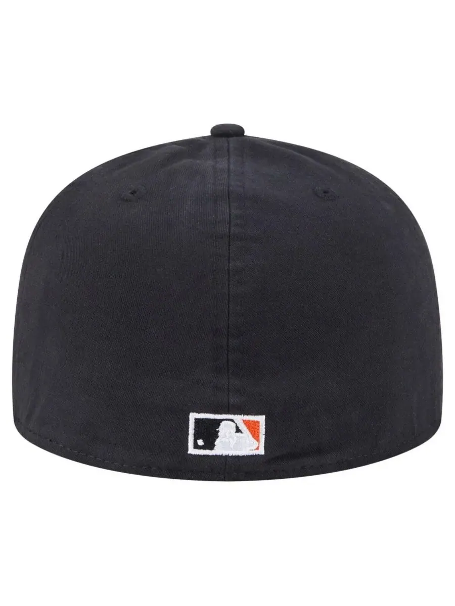 New Era Мужская черная бейсболка Baltimore Orioles Championship Side Flag A-Frame 59FIFTY — изображение 2 из 4, черный