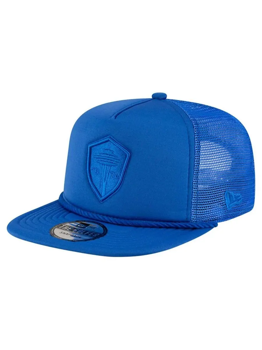 New Era Мужская синяя бейсболка Seattle Sounders FC Tone Golfer Snapback