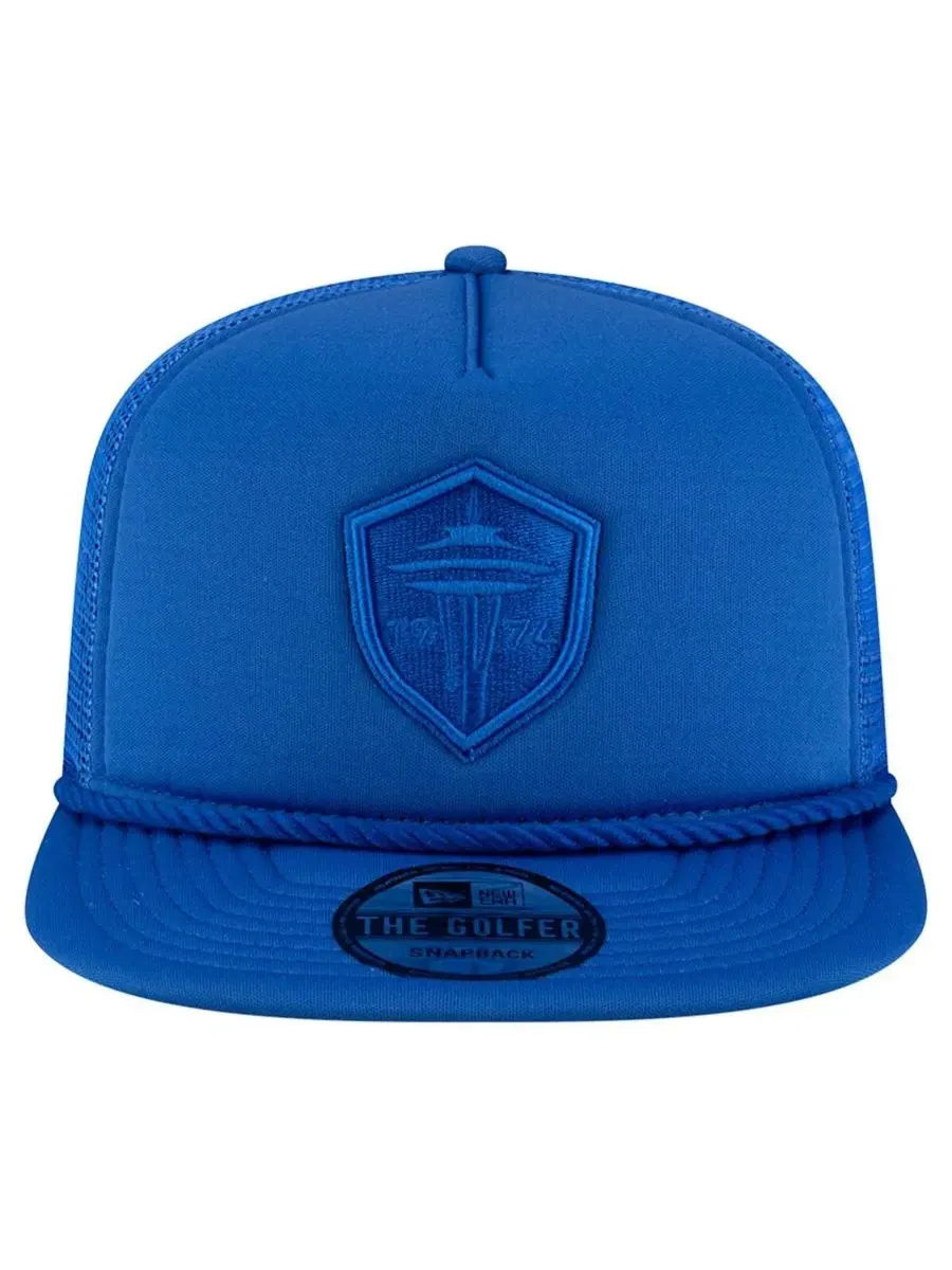 New Era Мужская синяя бейсболка Seattle Sounders FC Tone Golfer Snapback — изображение 5 из 5, синий