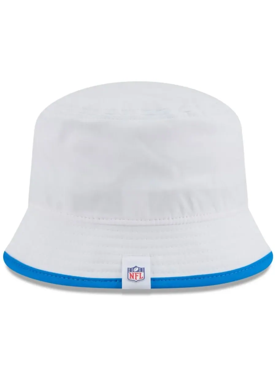New Era Мужская белая панама Detroit Lions 2025 NFL Training Camp Stretch Bucket Hat — изображение 5 из 5, белый