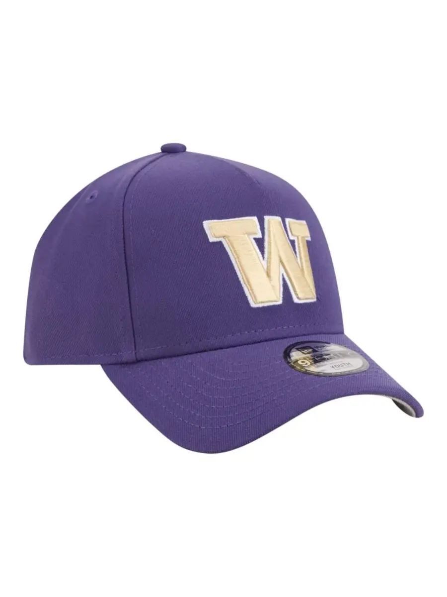 Кепка New Era 9FORTY A-Frame, Washington Huskies — изображение 4 из 5, фиолетовый