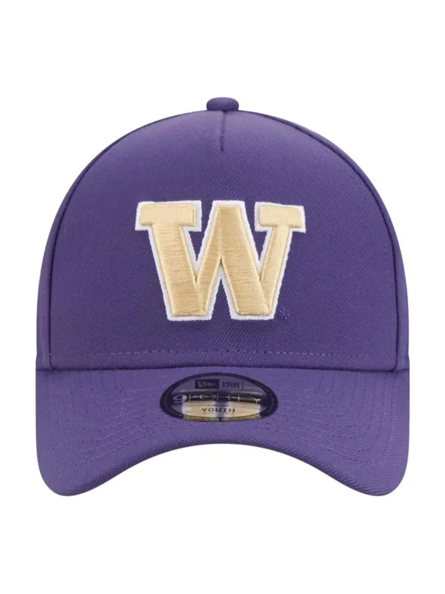 Кепка New Era 9FORTY A-Frame, Washington Huskies — изображение 5 из 5, фиолетовый