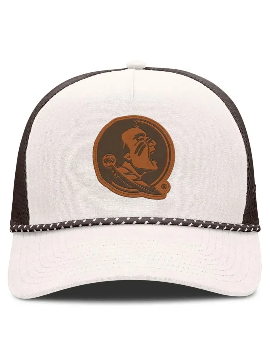 Кепка-тракер с козырьком и сеткой, с логотипом Florida State Seminoles Bronco Fanatics — изображение 2 из 4