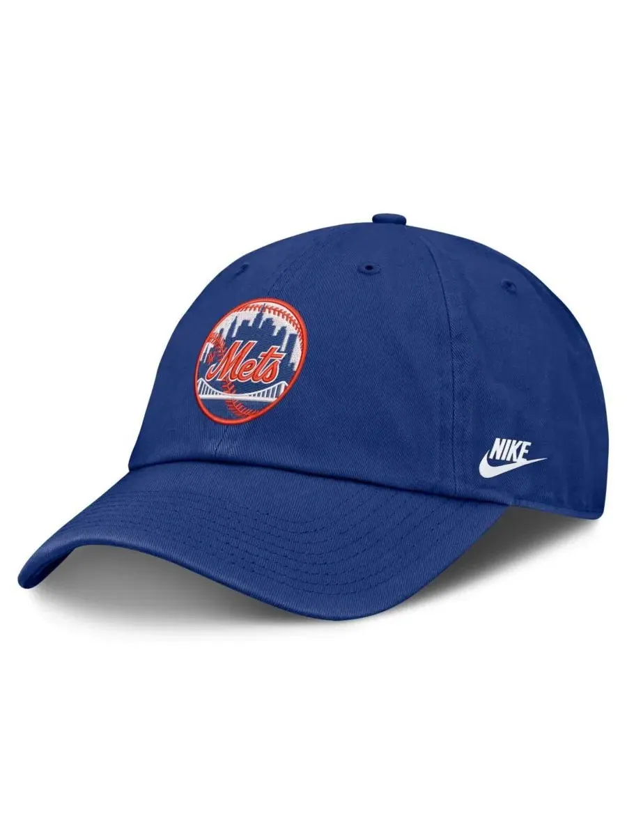 Бейсболка Cooperstown Club с эмблемой New York Mets Nike — изображение 3 из 4, королевский