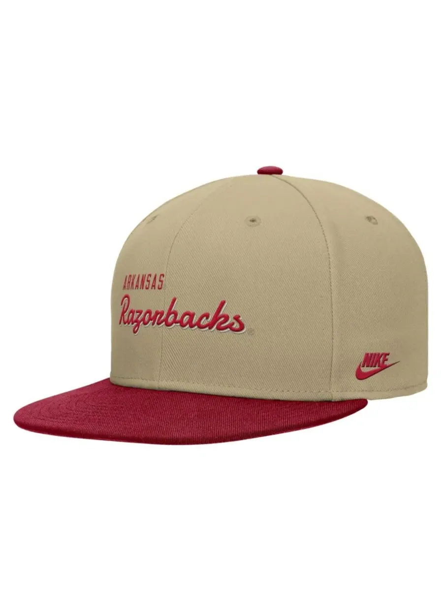 Бейсболка Nike Arkansas Razorbacks Pro Dri-FIT — изображение 2 из 3, бежевый