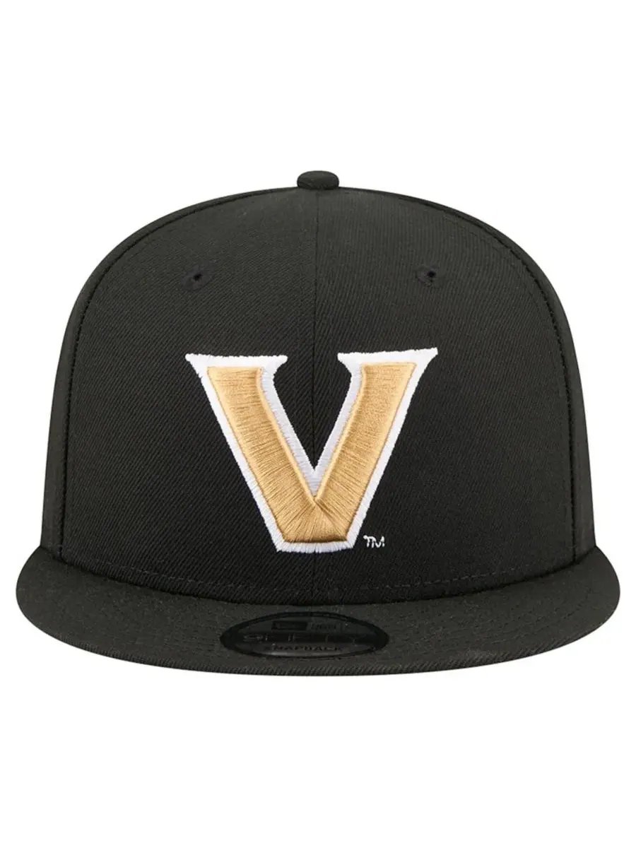 Кепка-снапбек с вышитым логотипом Vanderbilt Commodores New Era — изображение 2 из 5, черный