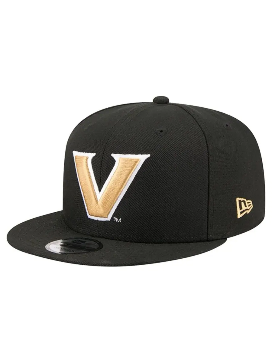 Кепка-снапбек с вышитым логотипом Vanderbilt Commodores New Era — изображение 3 из 5, черный