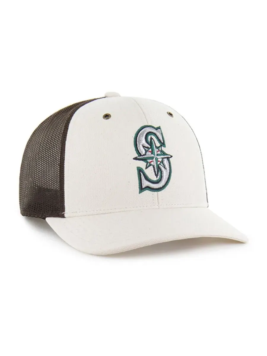 Кепка-тракер с вышивкой Seattle Mariners, модель Trucker '47 Brand — изображение 2 из 4, прозрачный