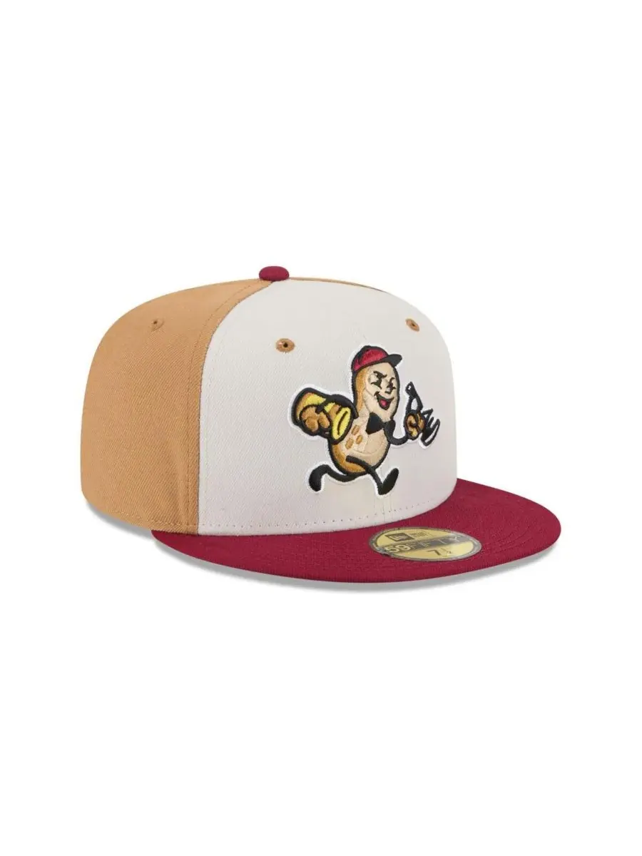 New Era Мужская светло-бежевая кепка Montgomery Biscuits Theme Nights 59FIFTY — изображение 3 из 4, светлый бежевый