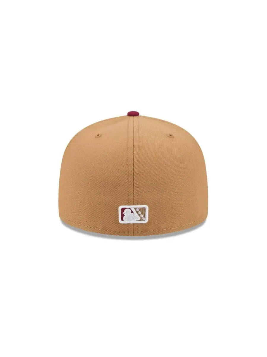 New Era Мужская светло-бежевая кепка Montgomery Biscuits Theme Nights 59FIFTY — изображение 4 из 4, светлый бежевый