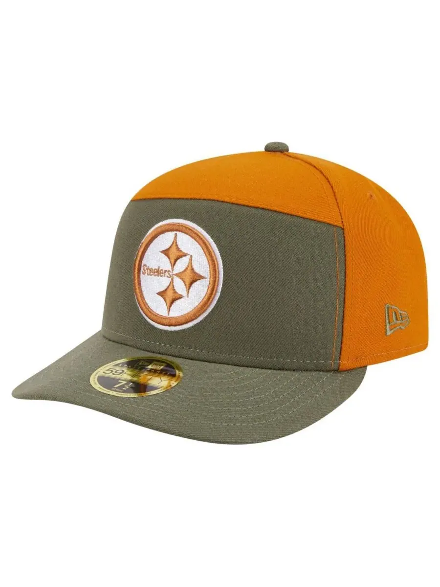 New Era Мужская кепка Pittsburgh Steelers Two-Tone Color Pack Split Panel 59FIFTY