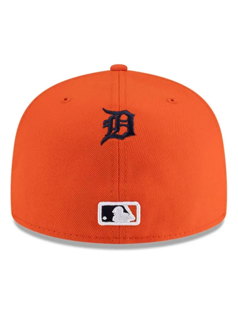New Era Мужская оранжевая кепка Hyperfly Detroit Tigers 59FIFTY — изображение 3 из 5, оранжевый